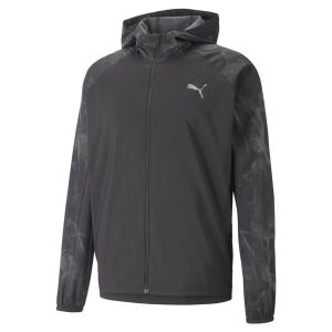 Men's Sports Jacket Puma Run Favorite Aop Black